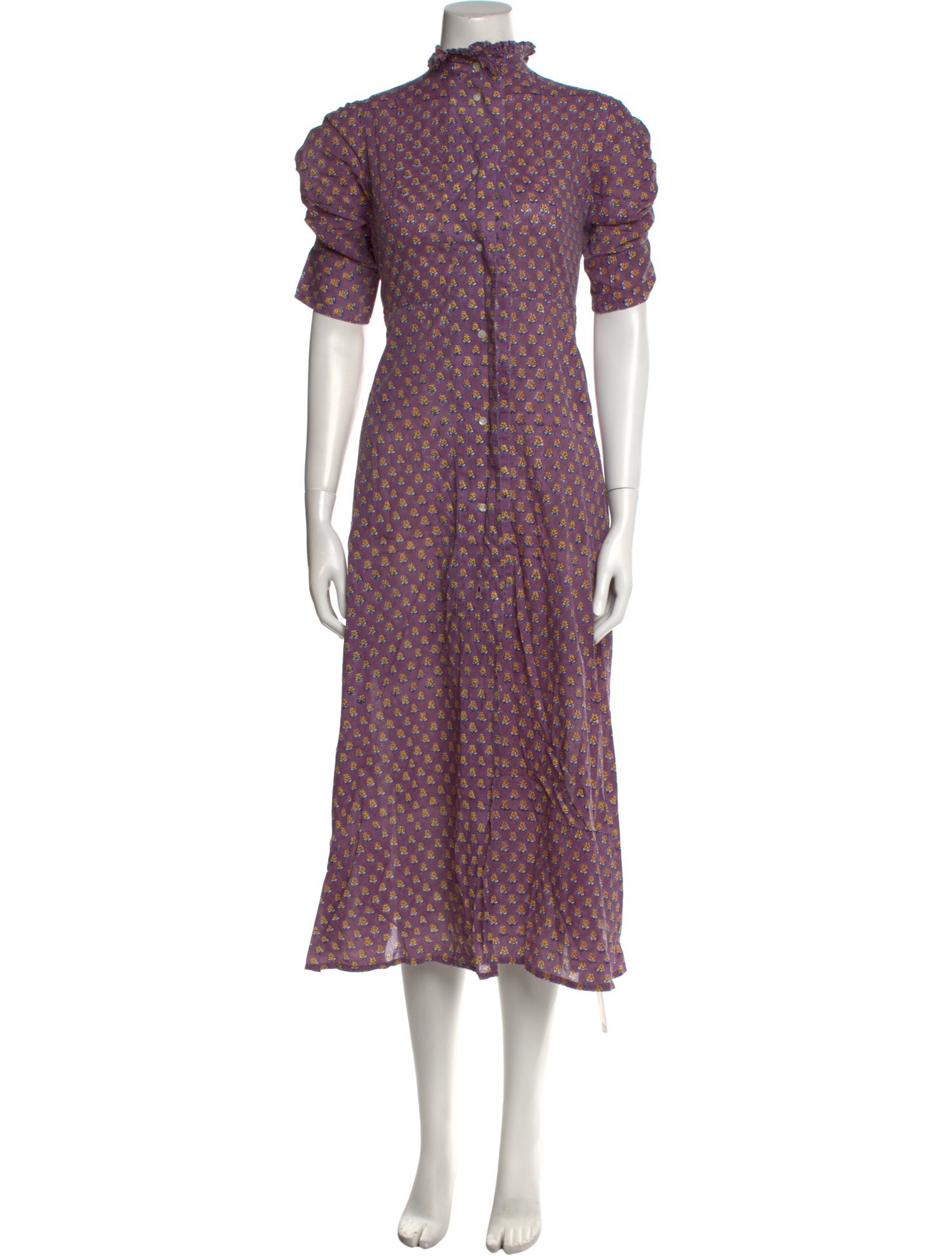 Thierry Colson Floral Print Long Dress